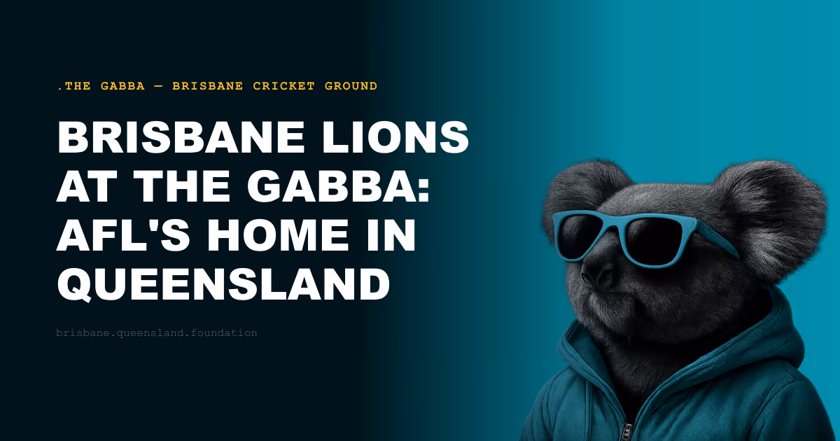 Brisbane Lions at the Gabba: AFL's Home in Queensland